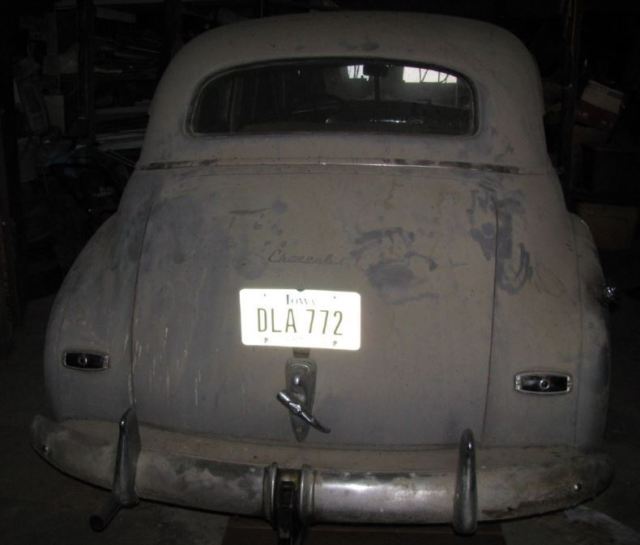 1948 chevrolet stylemaster, gray 4 door