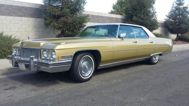 1973 cadillac sedan deville * california time capsule 75k miles fully loaded cc
