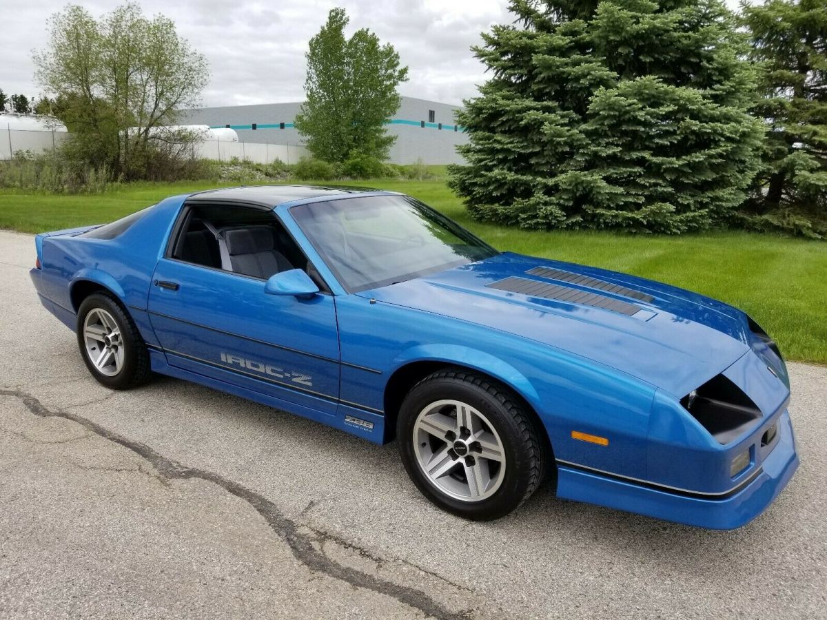 1985 chevrolet camaro iroc-z28 3,896 original miles