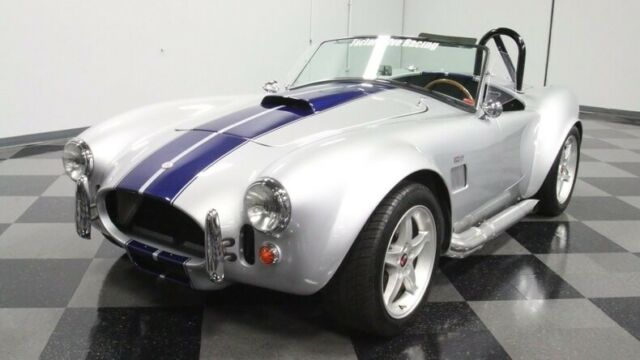 classic vintage chrome factory five cobra 302 v8 manual transmission silver