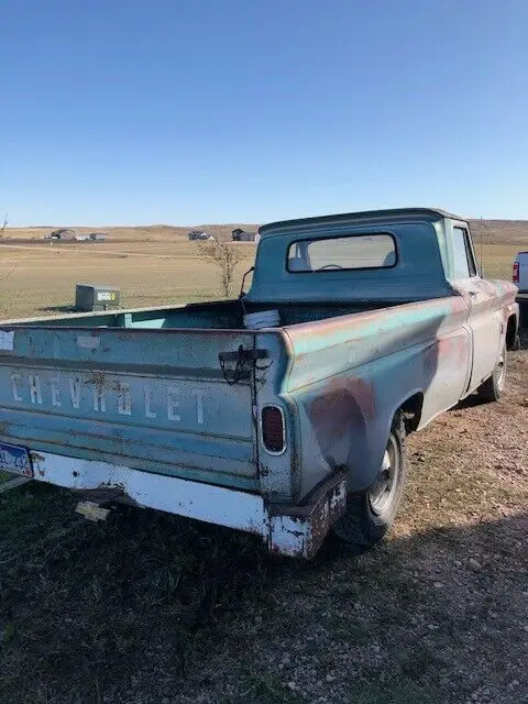 1964 chevrolet c-10 2 w.d. pickup truck & 1960 short box & frame