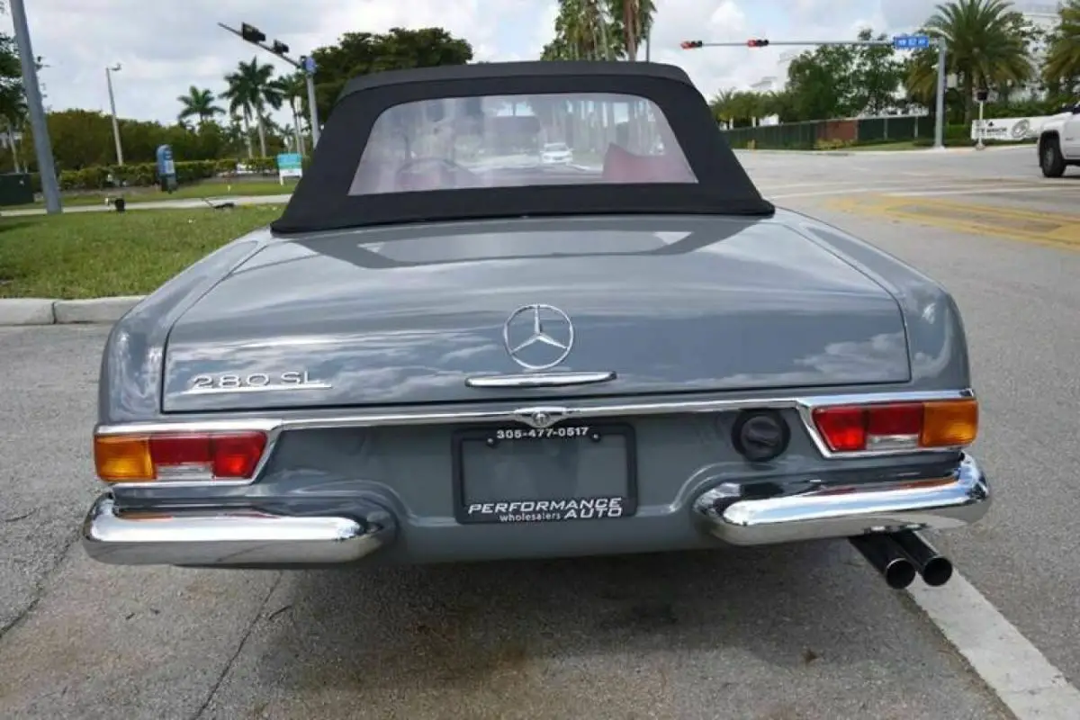 performance auto wholesalers 280sl convertible gray coupe miami
