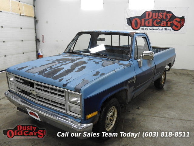 1987 blue runs drives body inter good 4.3lv6 4 spd manual!