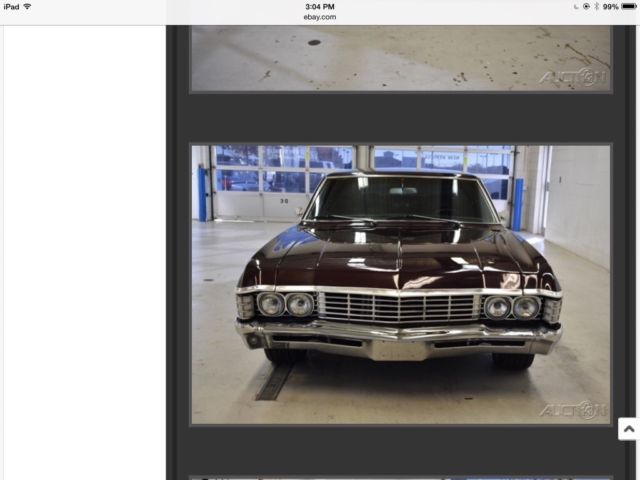 1967 chevrolet impala, sport caprice, 350/pg, p/s, p/b, a/c, digital dash, nr