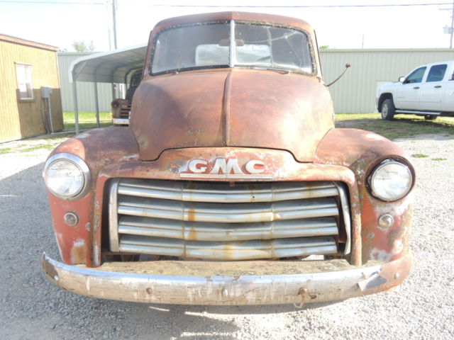 red patina 1949 gmc 100 half ton long bed project truck rat hot rod original nr!
