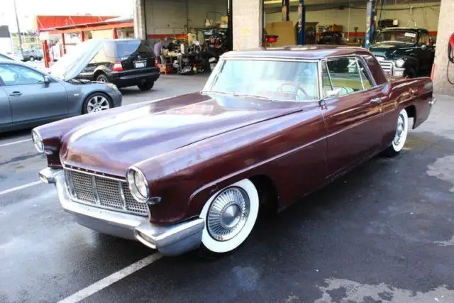 1956 lincoln continental mark ii 56500 miles burgundy coupe 368 8 cyl automatic