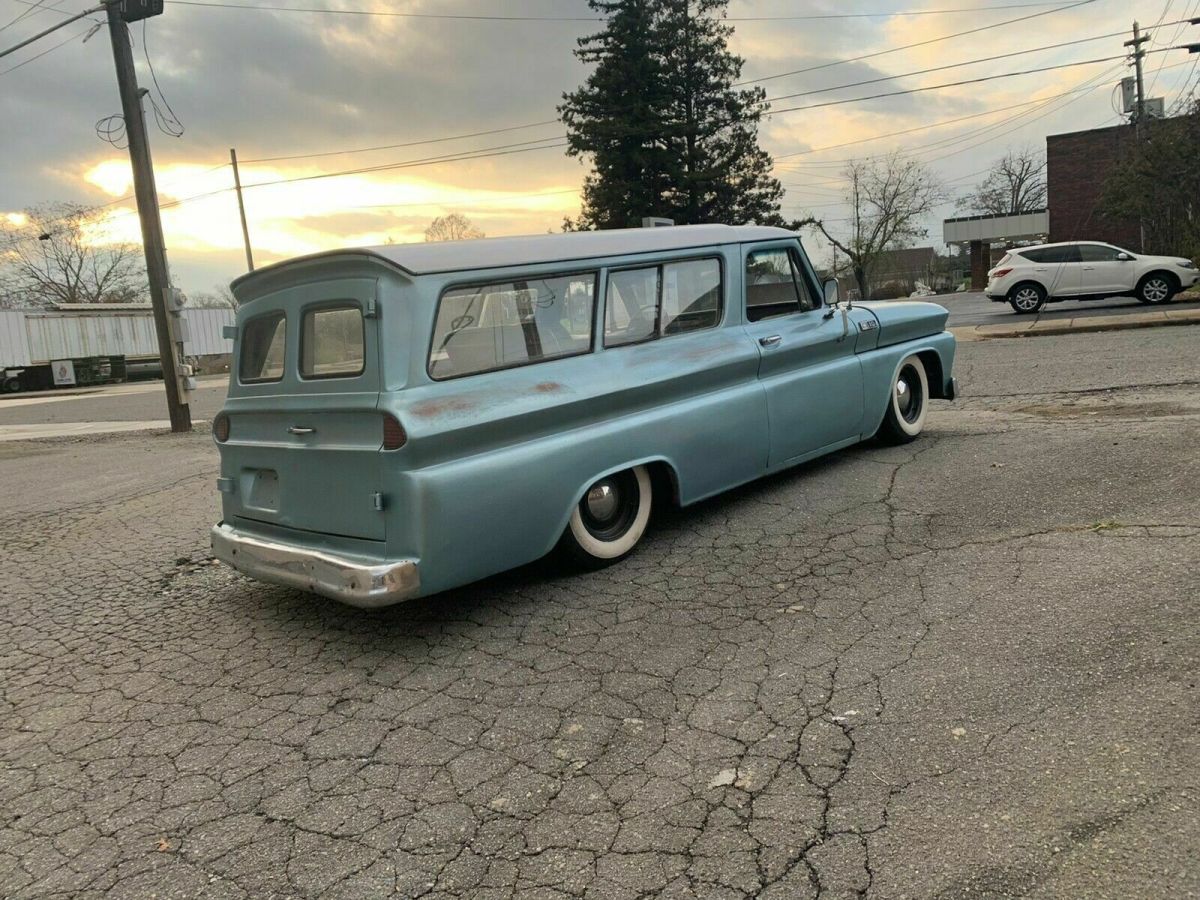 1965 chevrolet suburban suv blue rwd automatic
