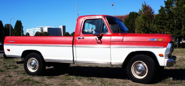 1968 ford ranger f250 - rebuilt 390 with 16k - runs strong - rust free - clean