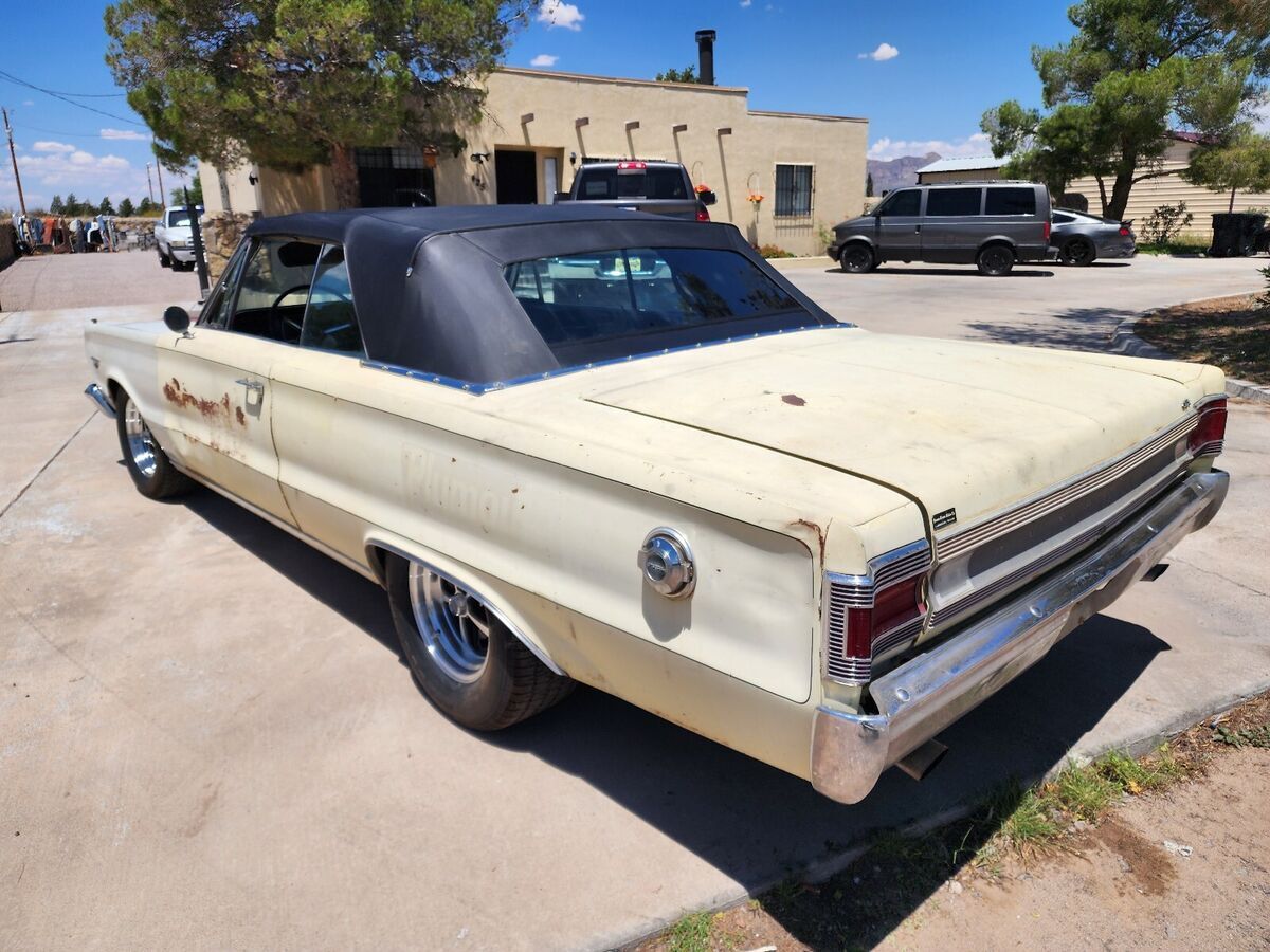 1967 plymouth gtx convertible yellow high