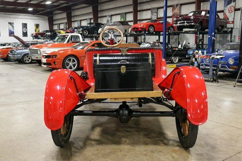 1917 ford model t 1 red coupe 4cyl manual