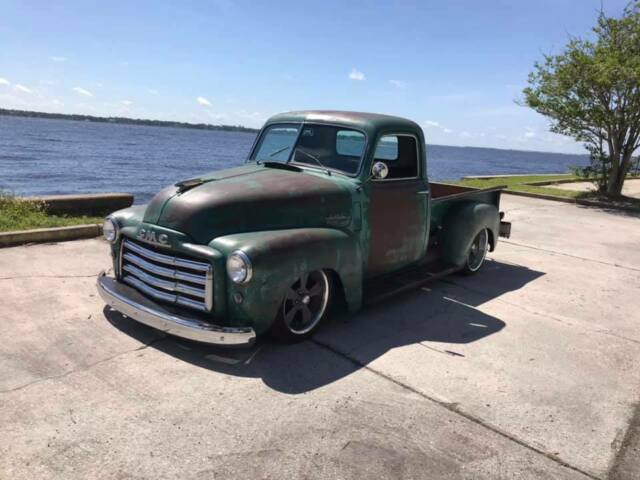 1949 gmc 100 pickup chevy v8 hot rod patina truck