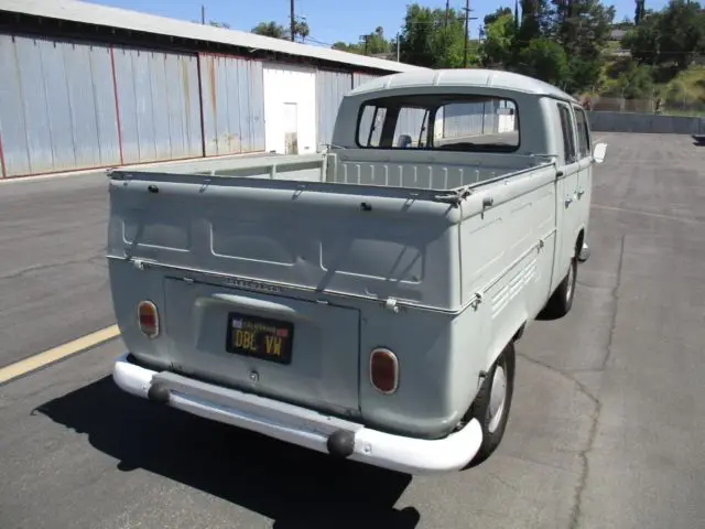 1971 vw bus double cab, crew cab transporter