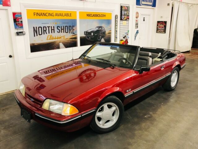 bright red ford mustang with 0 miles available now!