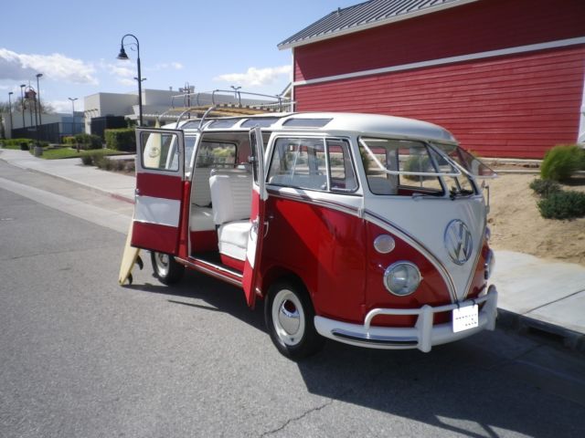 1966 vw 21 window german bus walk/ tru