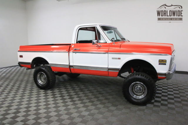 1970 orange restored. rare short box 4x4. must see!!