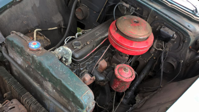1953 chevrolet bel air color: green 4-door sedan