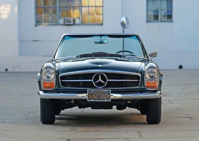 1967 mercedes 230sl: 84k mi, one ca family owned, rust free, mechanically strong