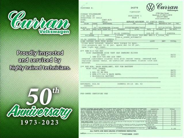 2024 volkswagen tiguan 2.0t se 4motion