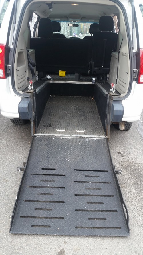 2014 dodge caravan rear entry wheelchair conversion for sale in new york by owner