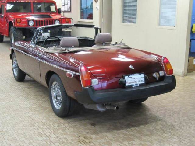1979 mg mgb midget 82452 miles burgundy convertible 4 cylinder 1.8l manual