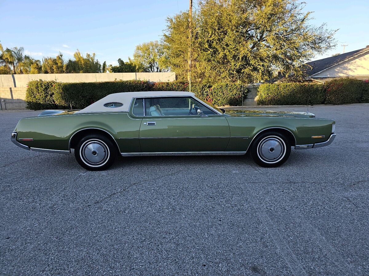1972 lincoln continental mk iv coupe green rwd automatic cartier