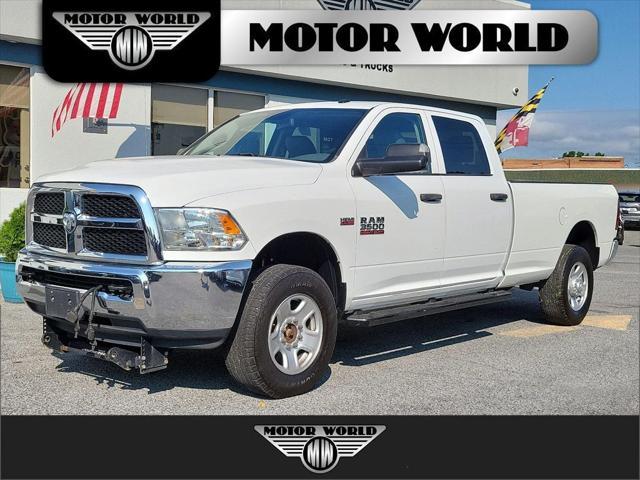 2018 ram 3500 tradesman 4x4 crew cab 8' box
