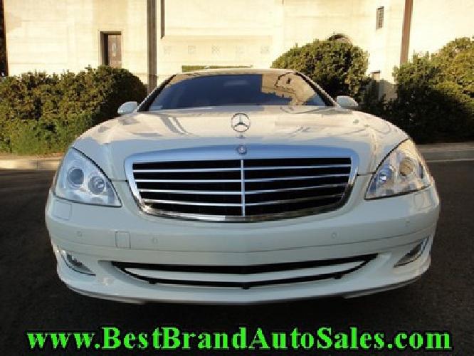 obo 2007 mercedes benz s550 sedan alpine white fully loaded clean title in glendale, ca