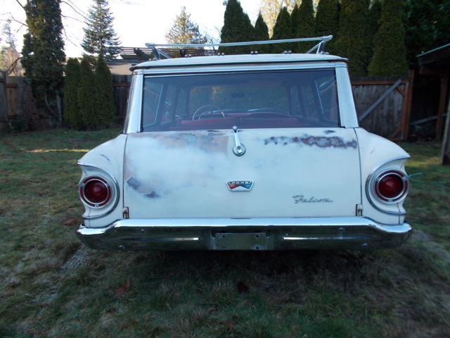 1961 falcon two door wagon in excellent condition clean no rust solid rare car