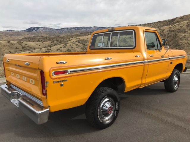rare original find!!!! 1976 ford f-150 shortbox 4x4