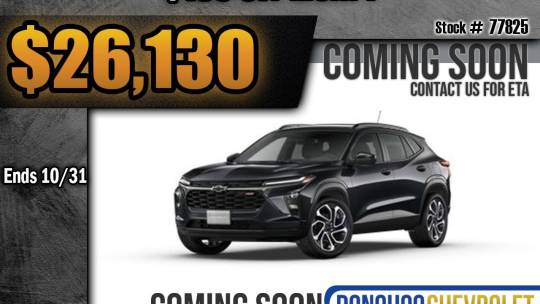 2025 Chevrolet Trax 2rs preferred equipment group