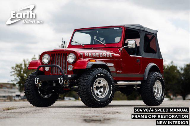 1983 jeep cj-7 renegade custom fuel-injected 304 ci v-8