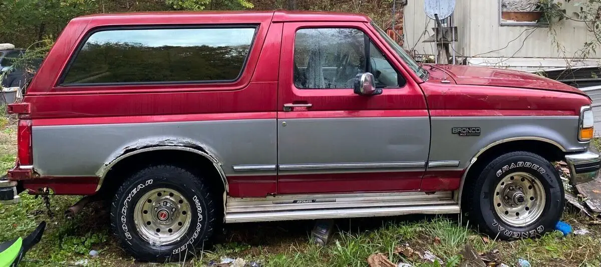 1994 ford bronco red 4wd automatic u100