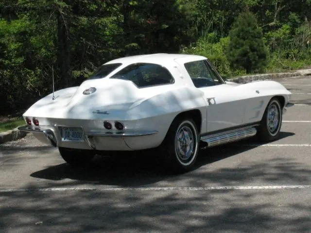 1963 corvette split window coupe 327/340 4 speed originally rare black on black