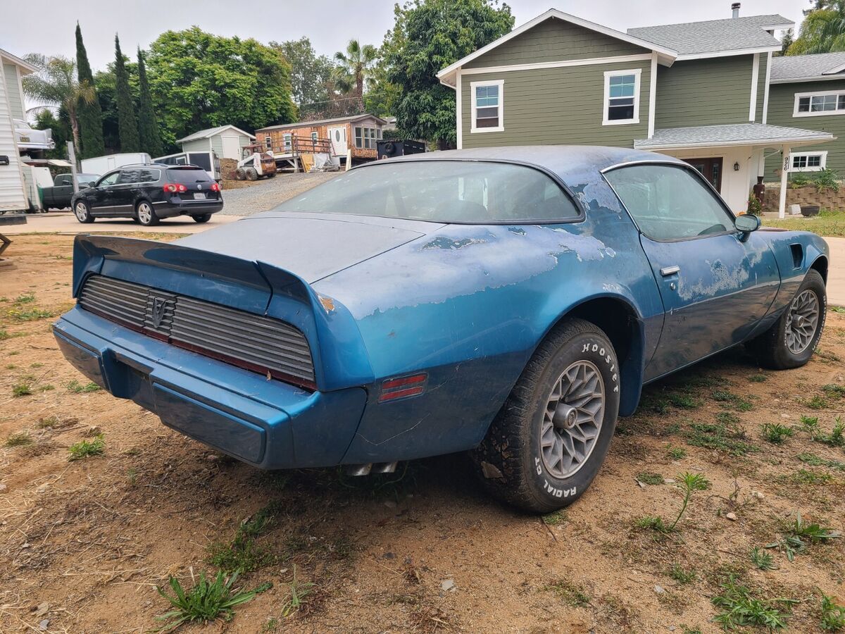 1979 pontiac trans am,rust free california car,needs resto,perfect ls swap,$4950