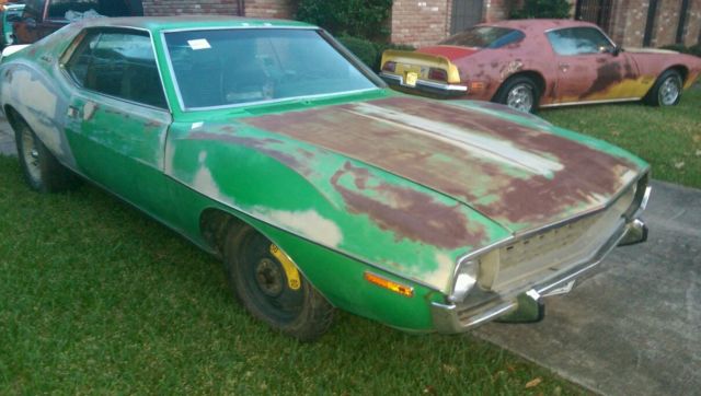 1972 amc javelin in jolly green, rarest color!