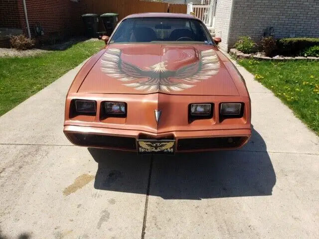 1980 pontiac turbo trans am rare 1yr only fiero bronze paint 6.6l th400 373