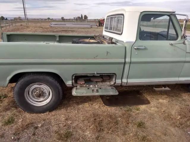 1971 ford f-250 pickup sport custom camper special