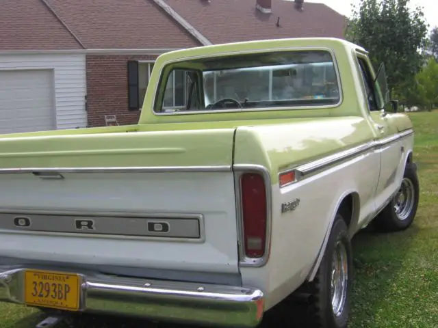 1976 ford f-100 ranger short bed truck 8 cylinder 3 speed manual
