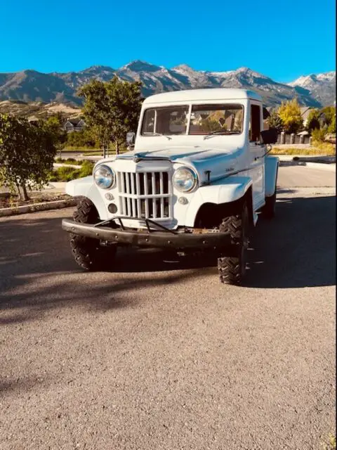 1959 willys pickup pickup grey 4wd manual