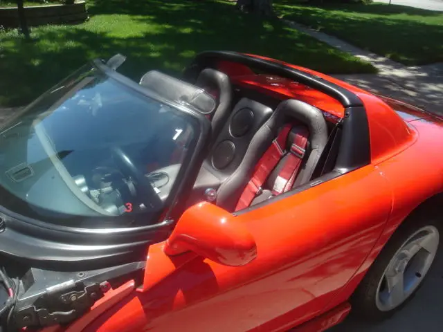 red 1994 dodge viper