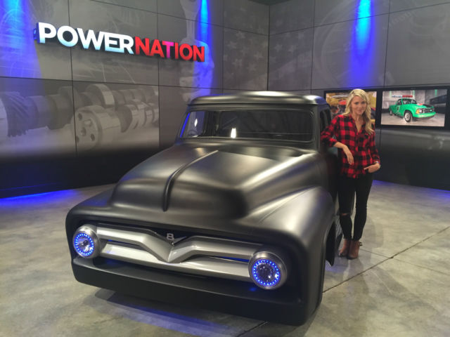1955 ford custom f100 pickup "overstacked" sema show truck 460ci motor 600hp