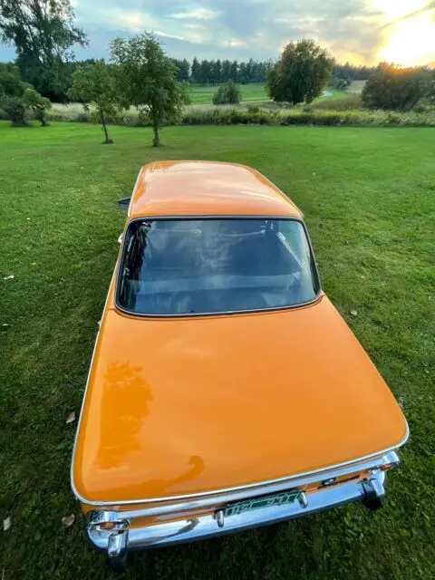 1971 bmw 2002 coupe orange rwd manual