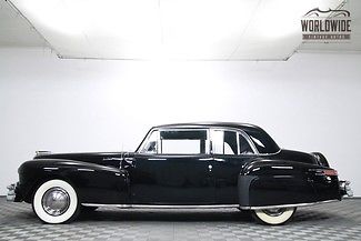 1948 lincoln continental coupe restored condition. v12. overdrive. very rare!!
