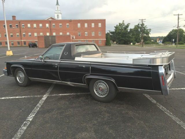 1989 cadillac fleetwood brougham funeral flower car hearse 25k orig mls, v8, a/c
