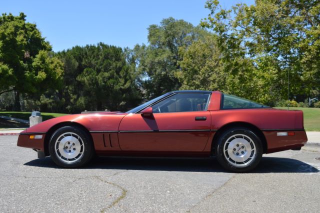 1986 chevrolet corvette only 2491 miles amazing shape 2 door automatic 2,491 m