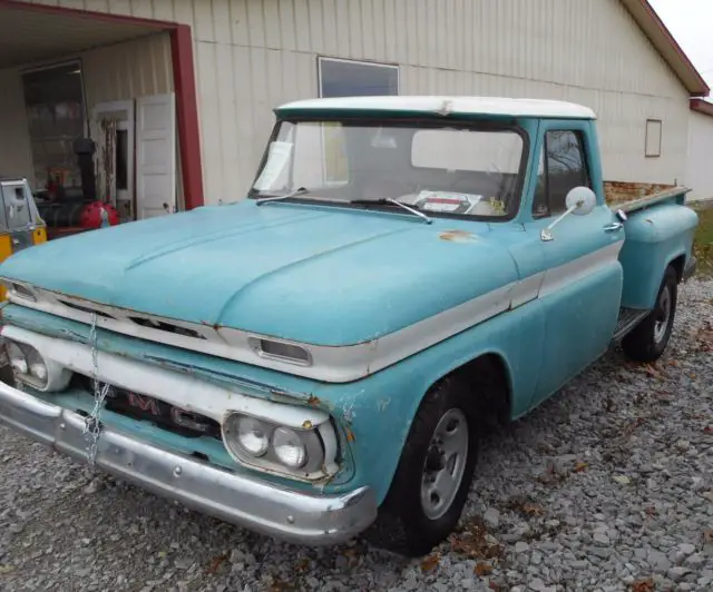 solid tx barn find 1965 gmc step side shop truck rat rod project ls swap chevy