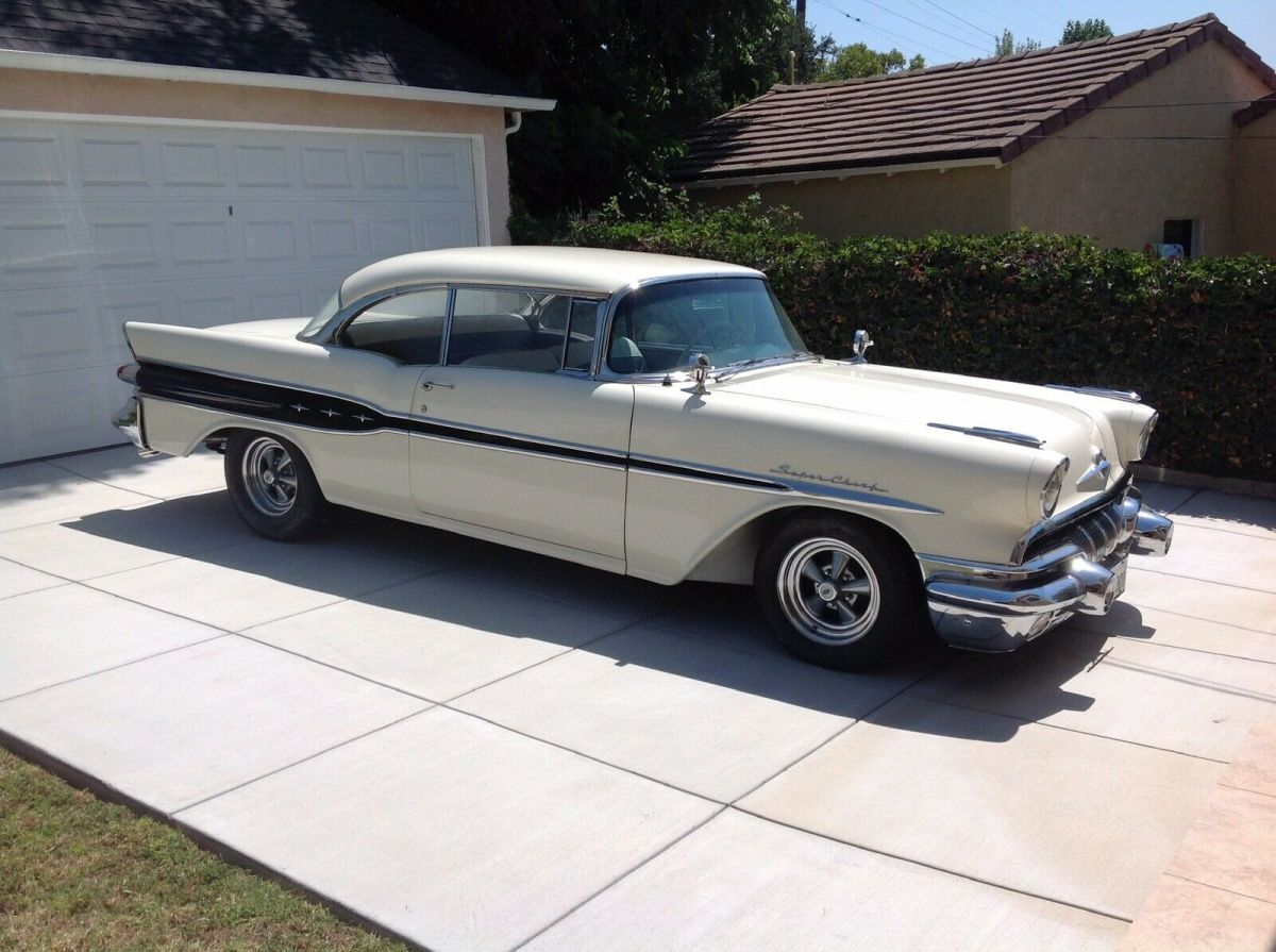 1957 pontiac super chief coupe white rwd automatic regular