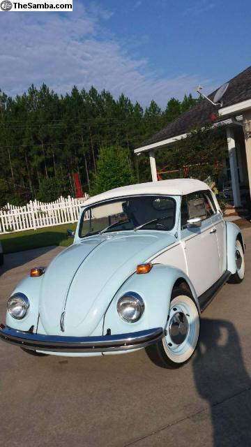 1970 volkswagen beetle convertible (restored with air)