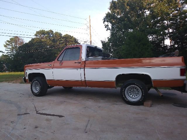 1976 chevrolet c-10!! fresh turbo 350 and 400 s.b.!! 96,xxx miles!!