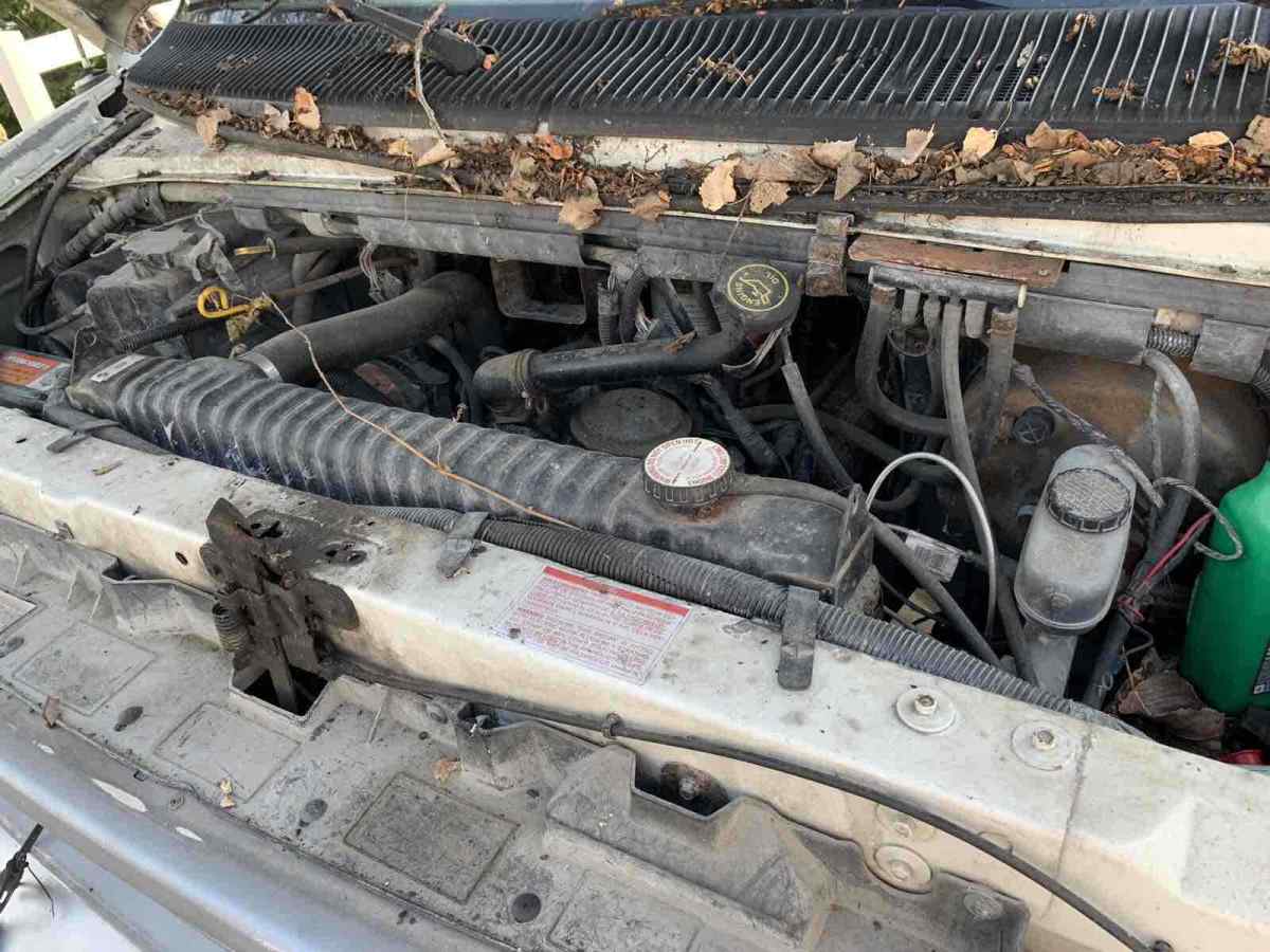 1994 ford e-350 econoline van white rwd automatic e350 cutaway van